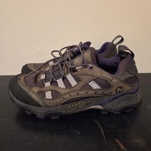 Merrell Pandora Ventilator Waterproof Hiking Shoes Womens 8 Gray Purple J88276